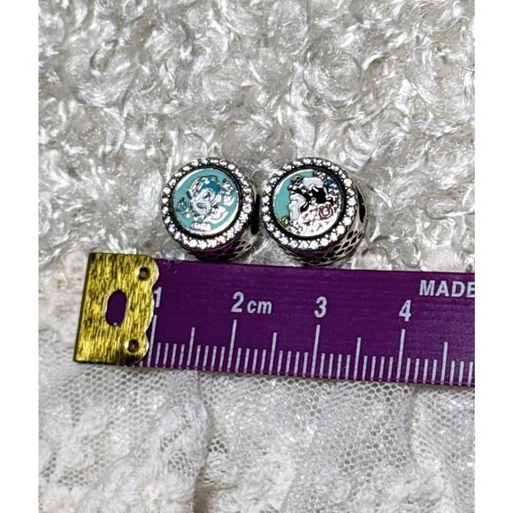 SET 2 Pandora Disney Epcot Snow White Flower & Garden Festival Charms S925 ALE - Picture 14 of 16